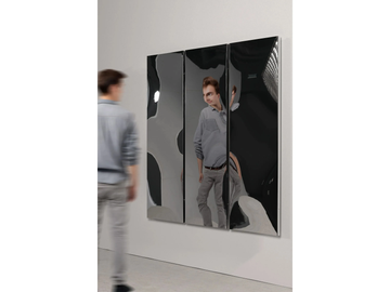 DISTORTING MIRROR 150x45 - Rectangular wall-mounted mirror by VIDAME EDITIONS - view 2